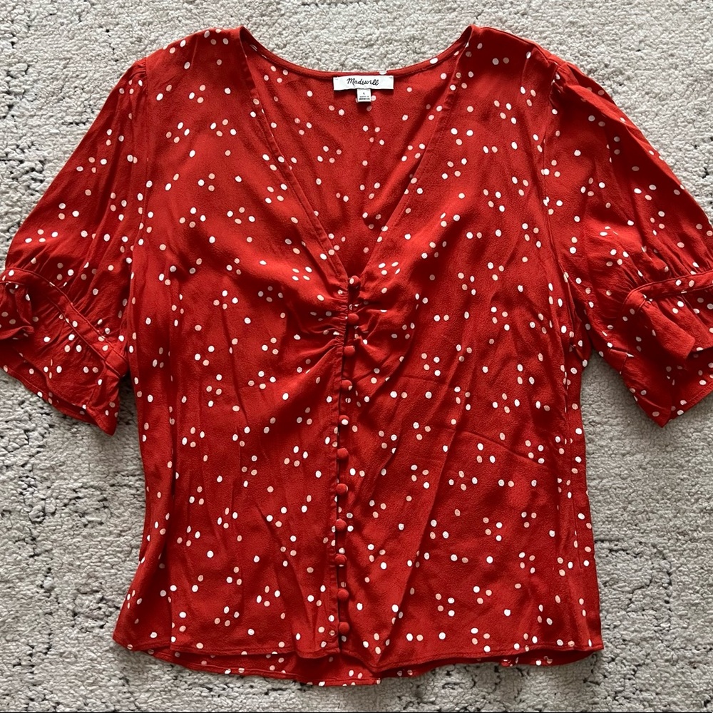 Brand: Madewell. Size 6. Color: deep burnt orange